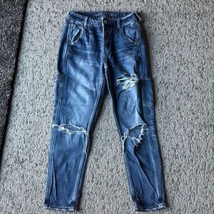 Hi rise tomgirl jeans